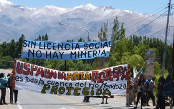 Se viene el caravanazo contra la mina de Cobre San Jorge en Uspallata