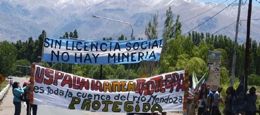 Se viene el caravanazo contra la mina de Cobre San Jorge en Uspallata