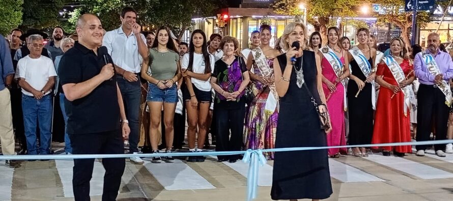Quedó inaugurada la remodelación de la calle Pueyrredón